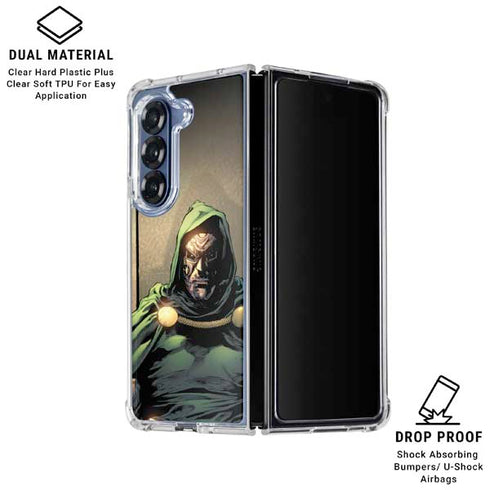 Marvel Dr. Doom Doctor Victor Von Doom Galaxy Z Fold6 Clear Case